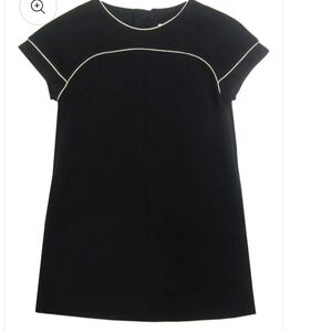 Chloe Milano Jersey Dress with gold trim